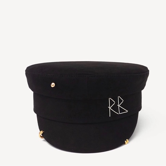 Ruslan Baginskiy Accessories - Authentic Black Pierced Ruslan Baginskiy hat